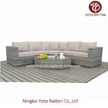 New Style Wicker Sofa Set in Grey (1403)